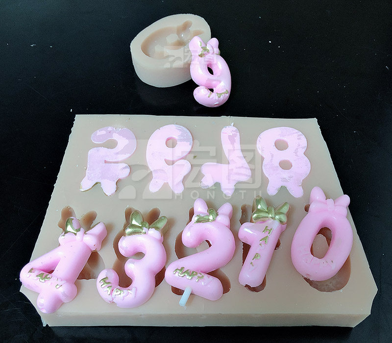 數(shù)字生日蠟燭硅膠模具 數(shù)字生日蠟燭硅膠模具