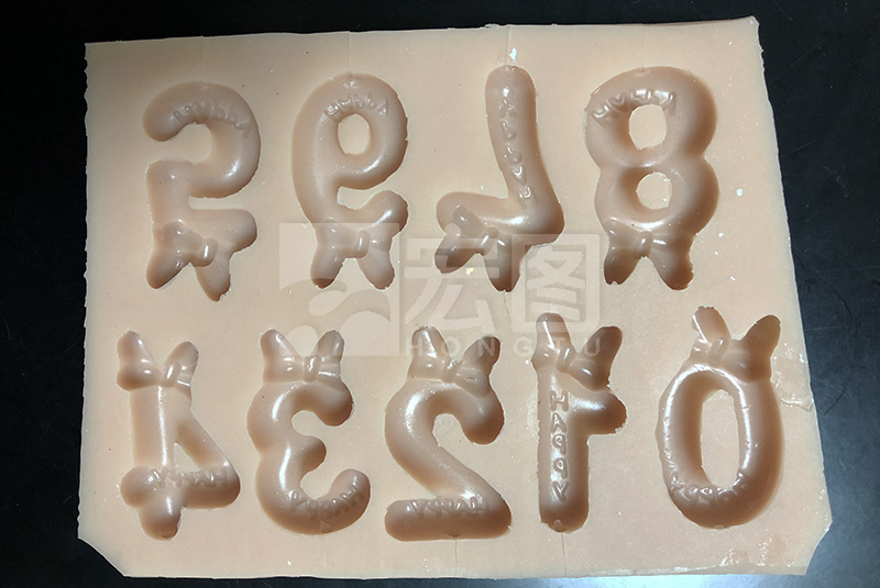 數(shù)字蠟燭硅膠模具細節(jié) 數(shù)字蠟燭硅膠模具細節(jié)