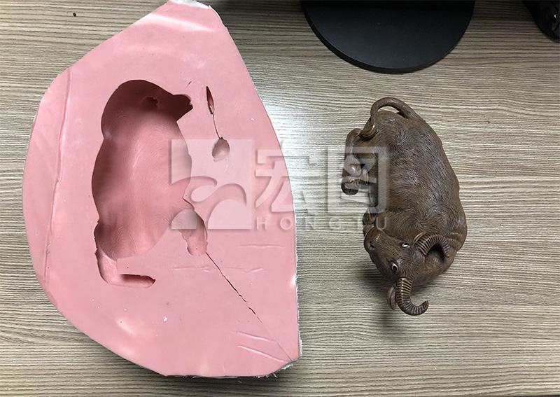 水牛擺件硅膠模具 水牛擺件硅膠模具