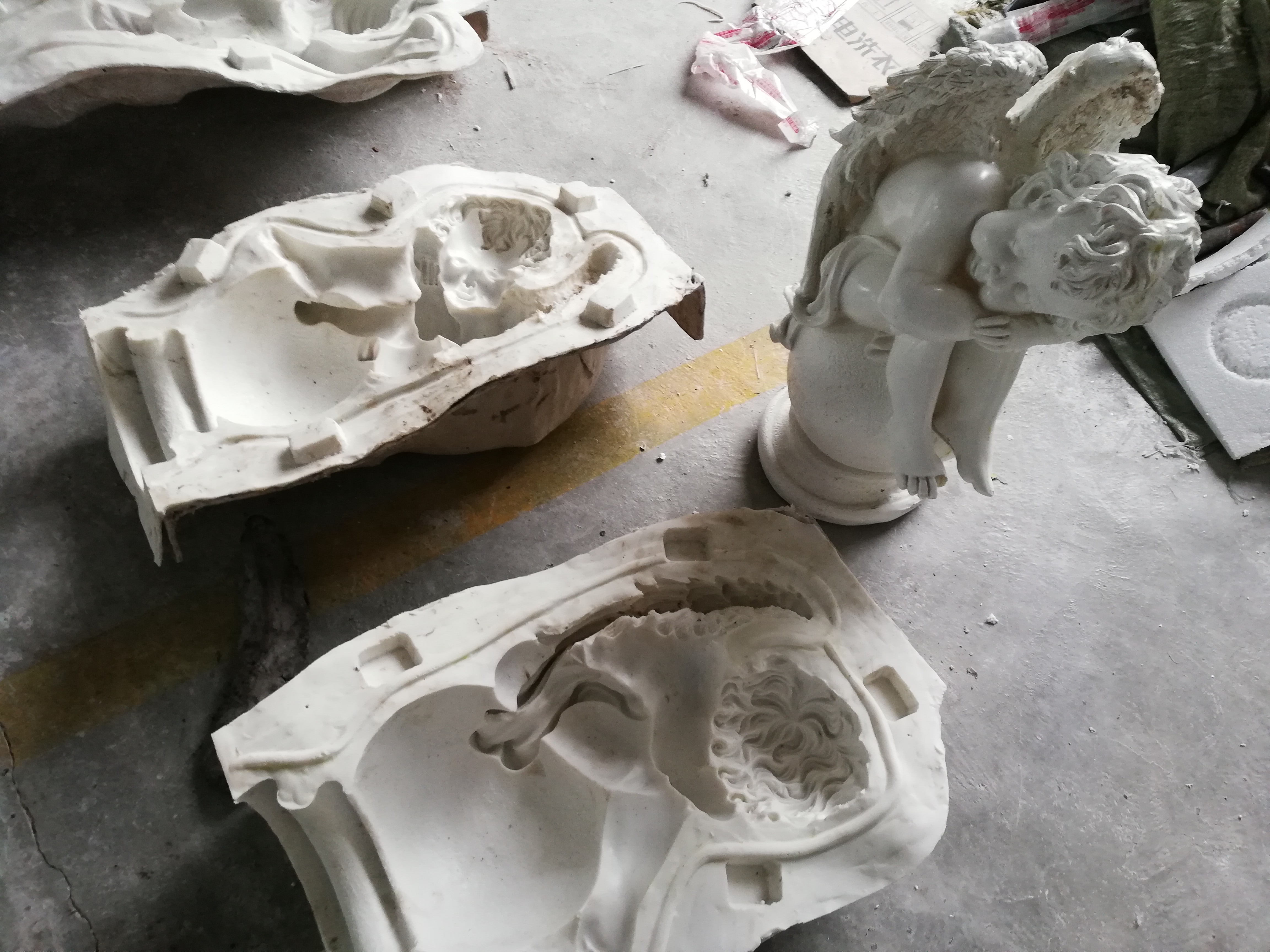 縮合型模具硅膠怎么開分片模 ？